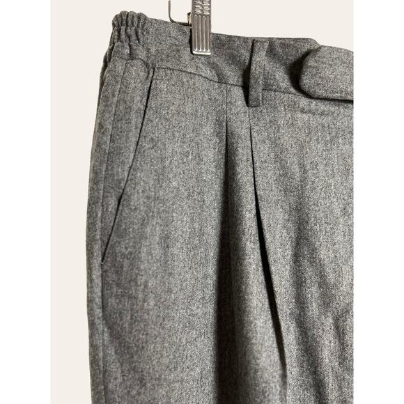 Eleventy Gray Wool Pleated Front Straight Leg Trouser Dress Work Pants Size 36US - Picture 4 of 8